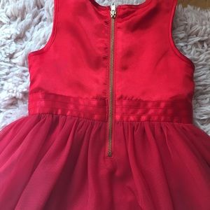 Red sequin/tule toddler dress